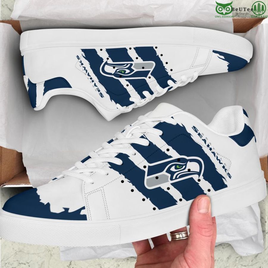 JWFancy Seattle Seahawks Skate Stan Shoes Sneakes For Men And Women