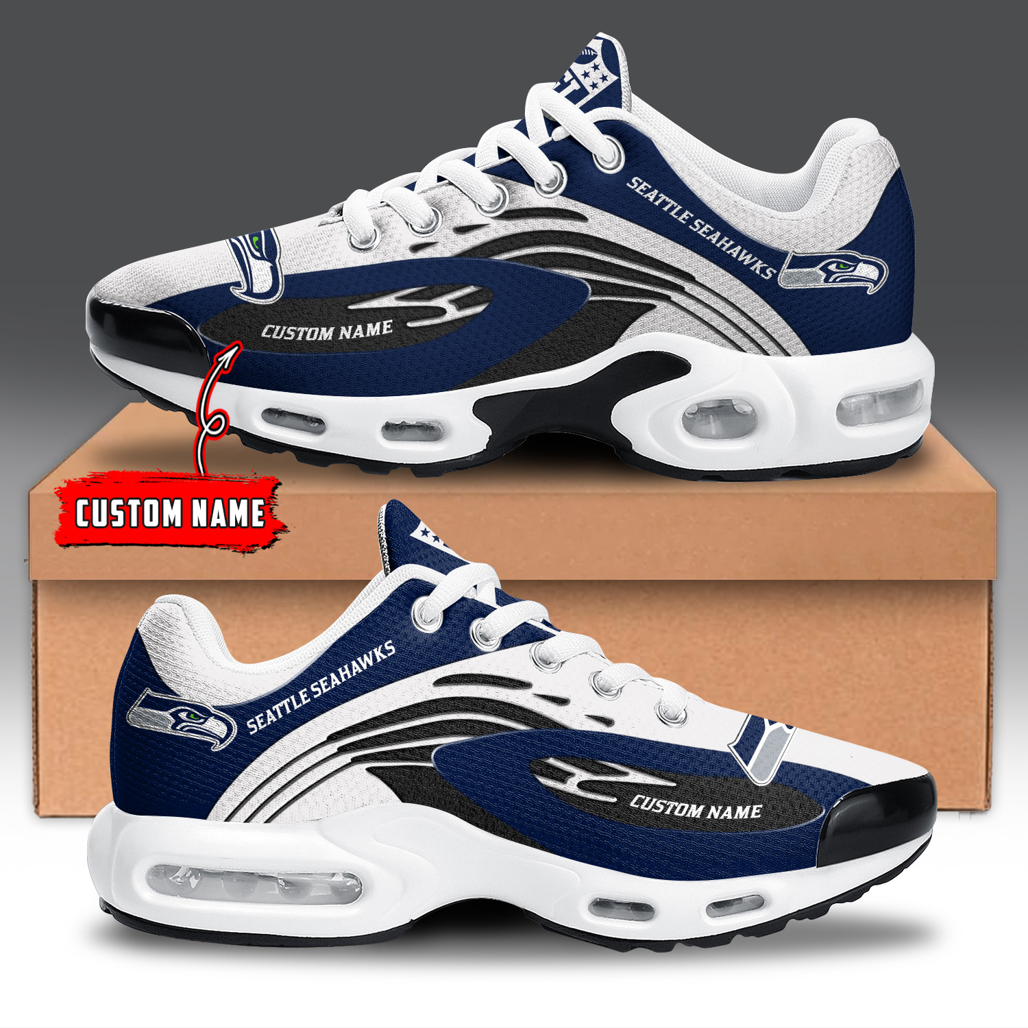 JWFancy Seattle Seahawks TN Shoes Sneakers For Men And Women