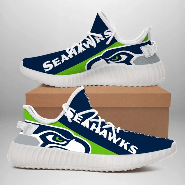 JWFancy Seattle Seahawks Yeezy Boost Shoes For Men And Women