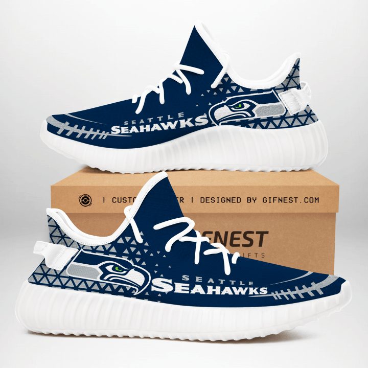JWFancy Seattle Seahawks Yeezy Boost Shoes For Men And Women