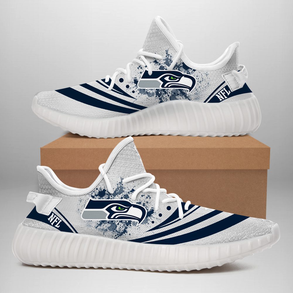 JWFancy Seattle Seahawks Yeezy Boost Shoes For Men And Women