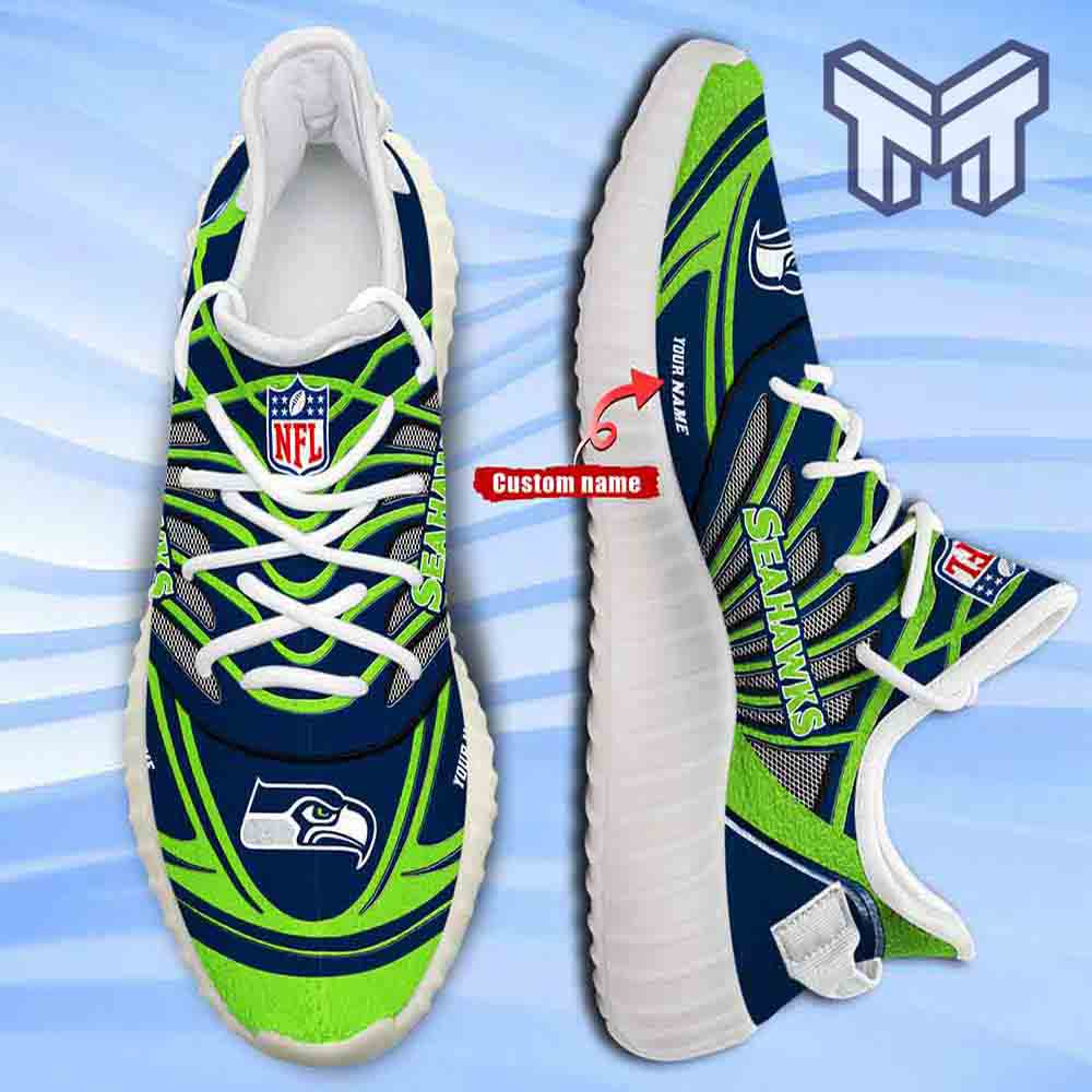 JWFancy Seattle Seahawks Yeezy Boost Shoes For Men And Women