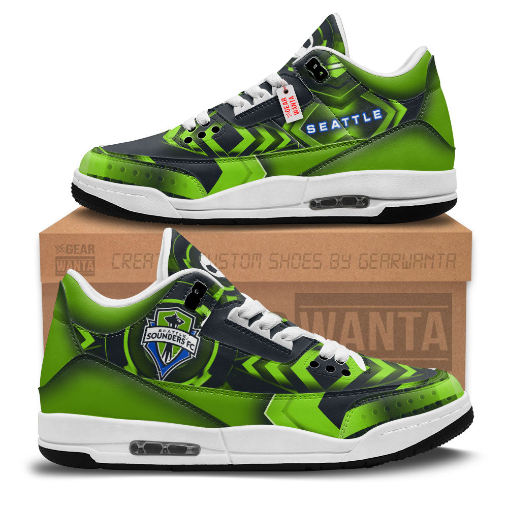 JWFancy Seattle Sounders FC AJ3 Sneakers Shoes For Men And Women
