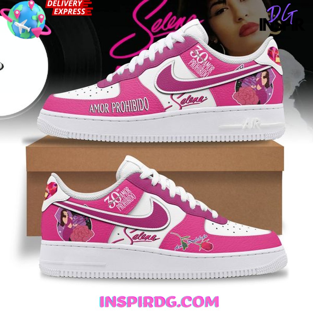 JWFancy Selena 30th Anniversary Amor Prohibido Air Low-Top Sneakers Shoes For Men And Women