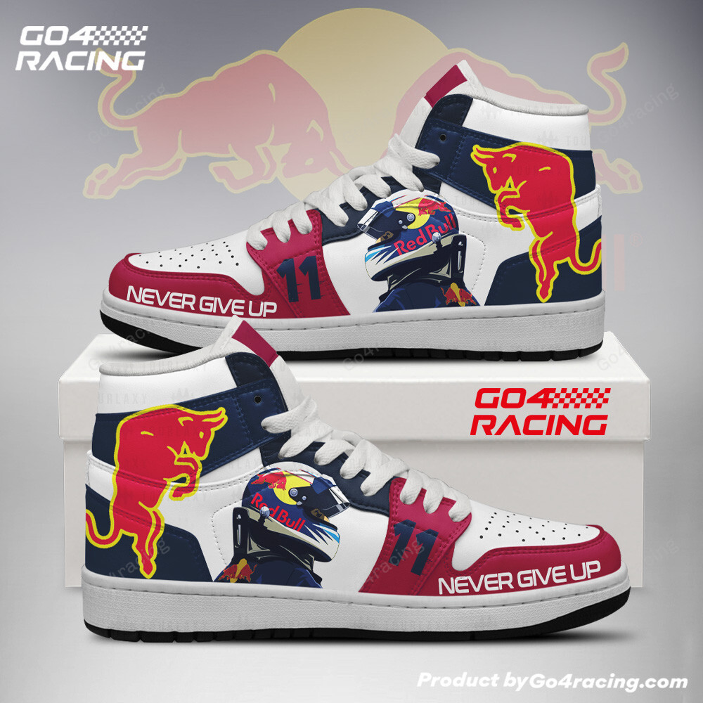 JWFancy Sergio Perez - Red Bull AJ1 High Sneakers Shoes For Men And Women