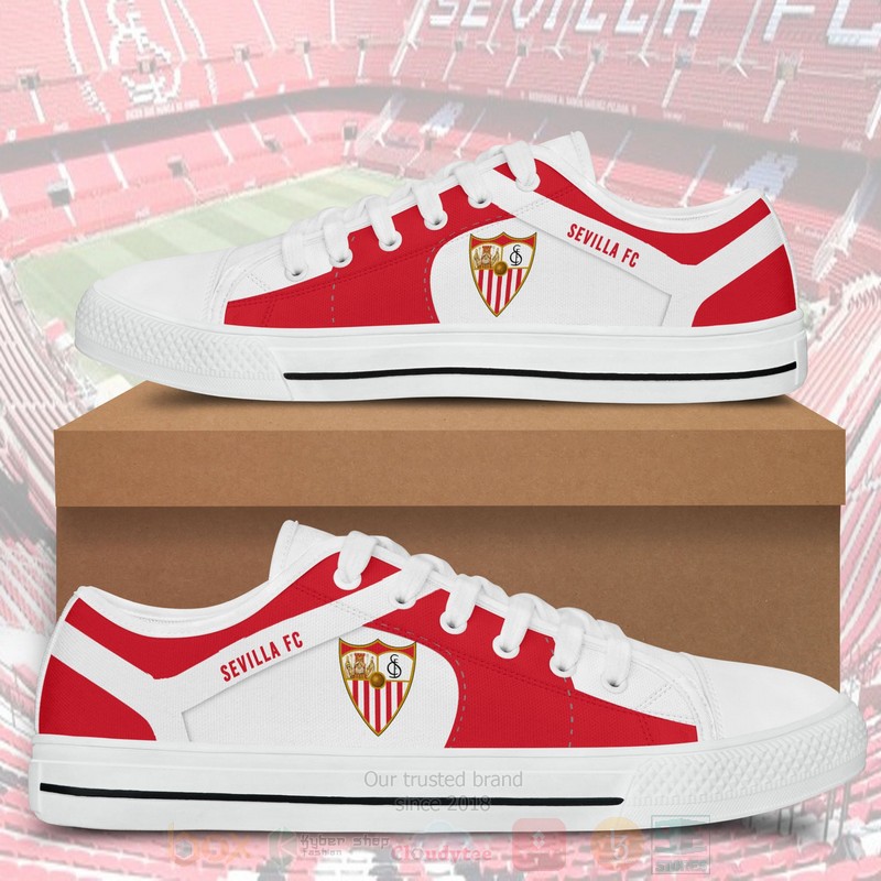 JWFancy Sevilla FC Low Top Canvas Sneakers Shoes For Men And Women