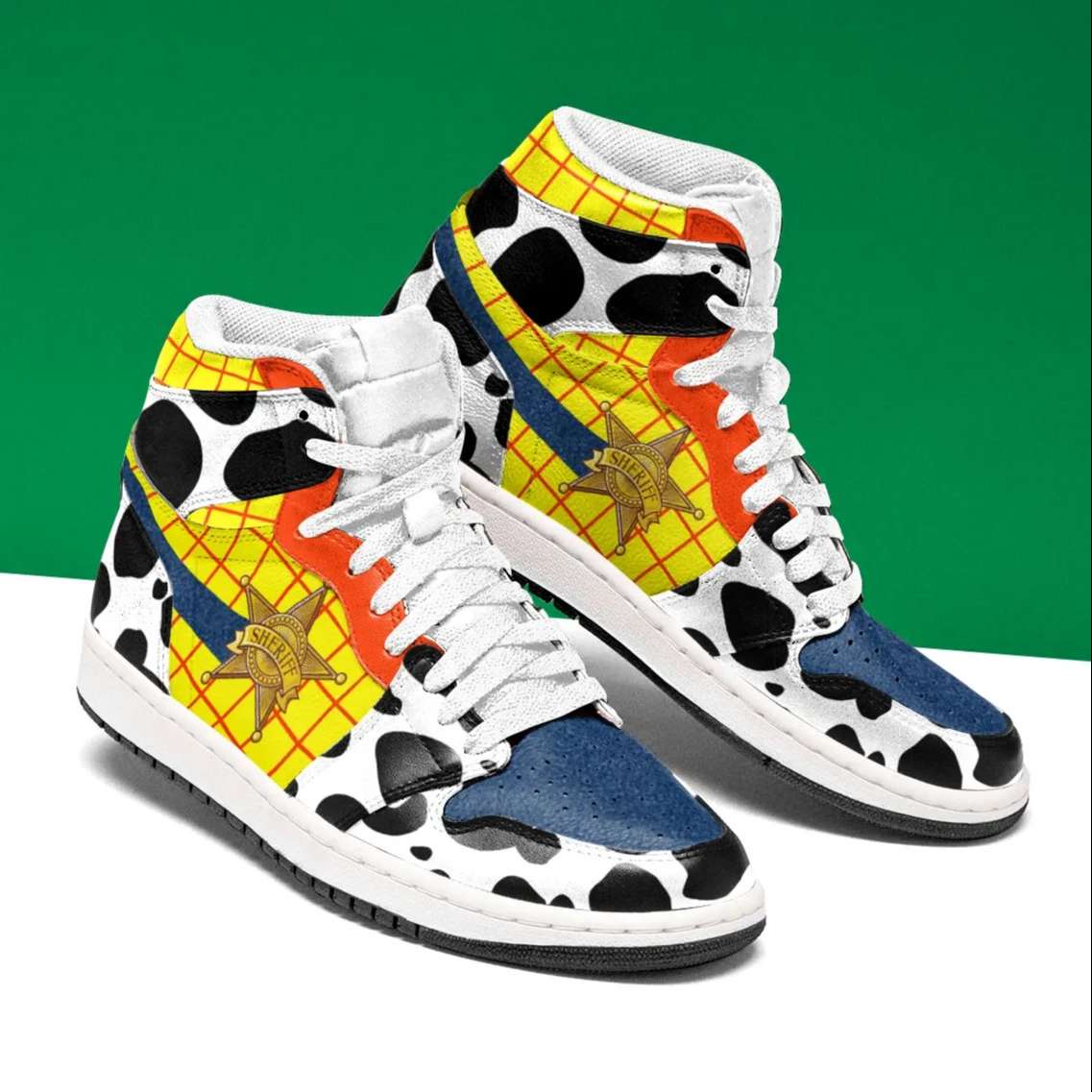 JWFancy Sheriff Woody AJ1 High Sneakers Shoes For Men And Women
