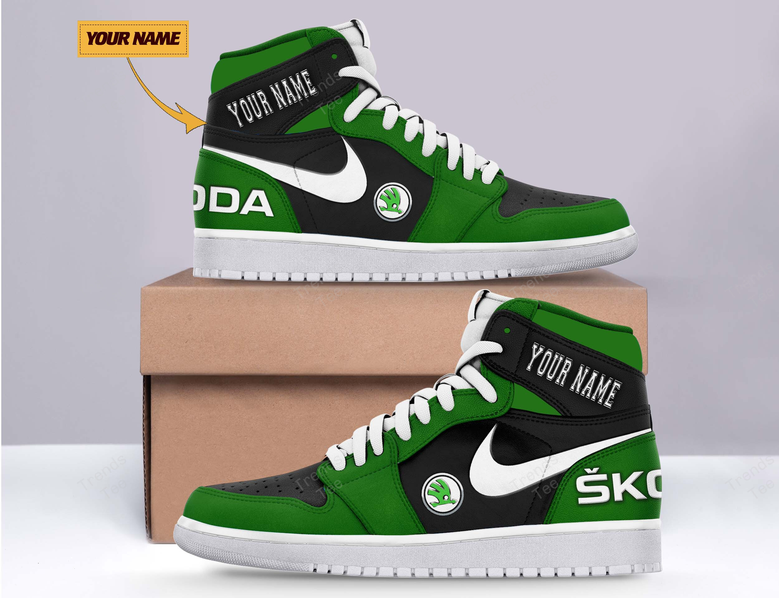 JWFancy Skoda AJ1 High Sneakers Shoes For Men And Women