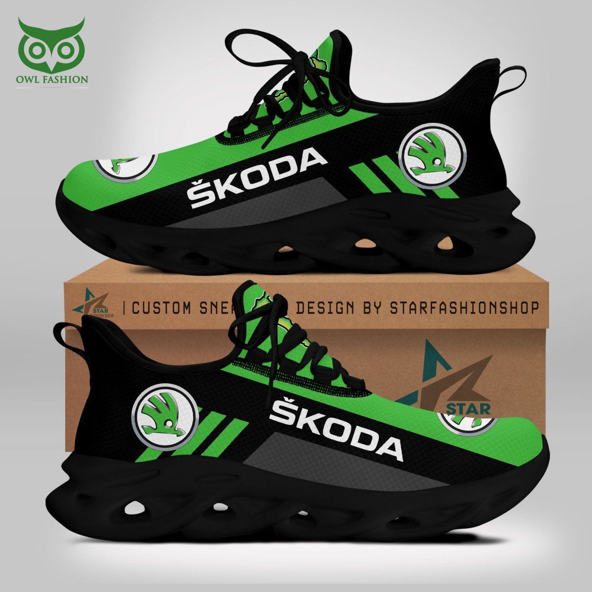 JWFancy Skoda Auto Max Soul Shoes Sneakers For Men And Women