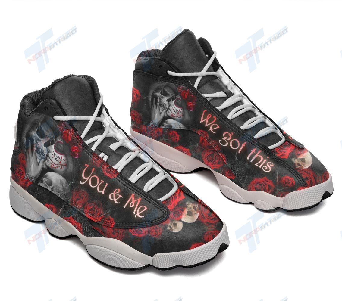 JWFancy Skull You And Me We Got This AJ13 Sneakers Shoes For Men And Women