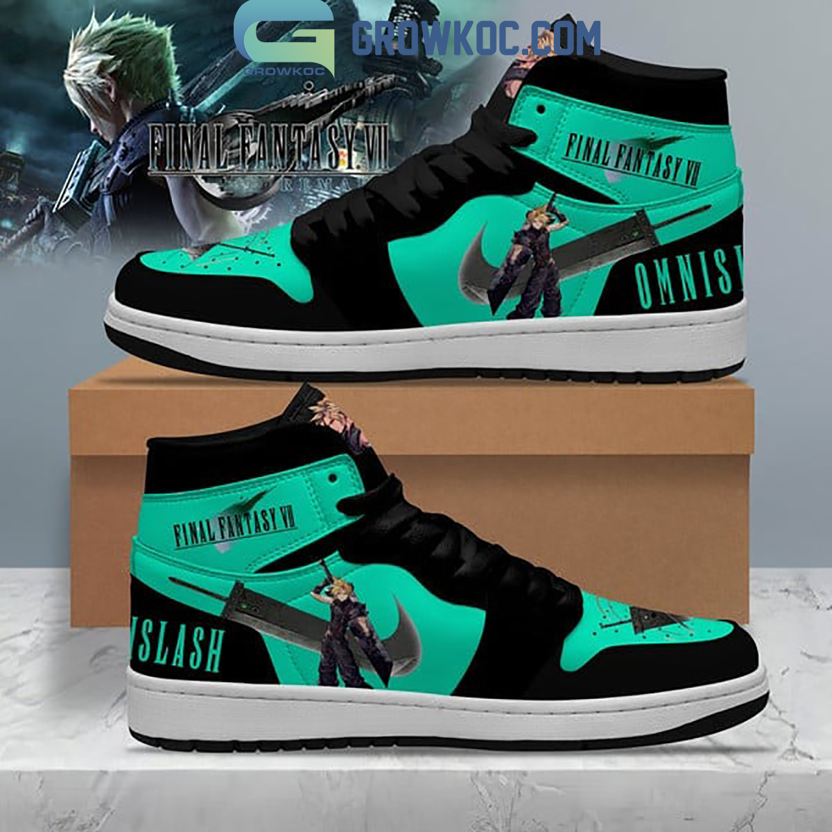 JWFancy Slash AJ1 High Sneakers Shoes For Men And Women