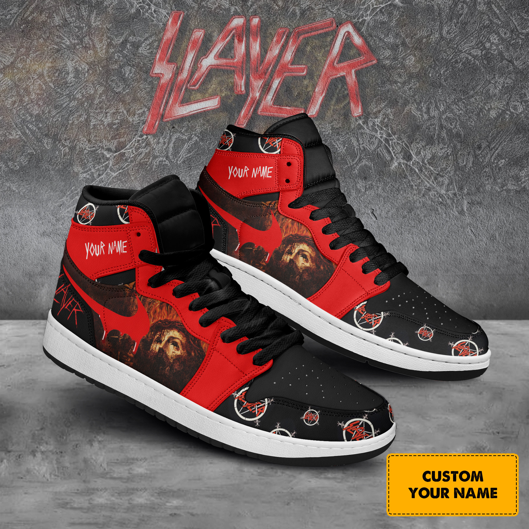 JWFancy Slayer AJ1 High Sneakers Shoes For Men And Women
