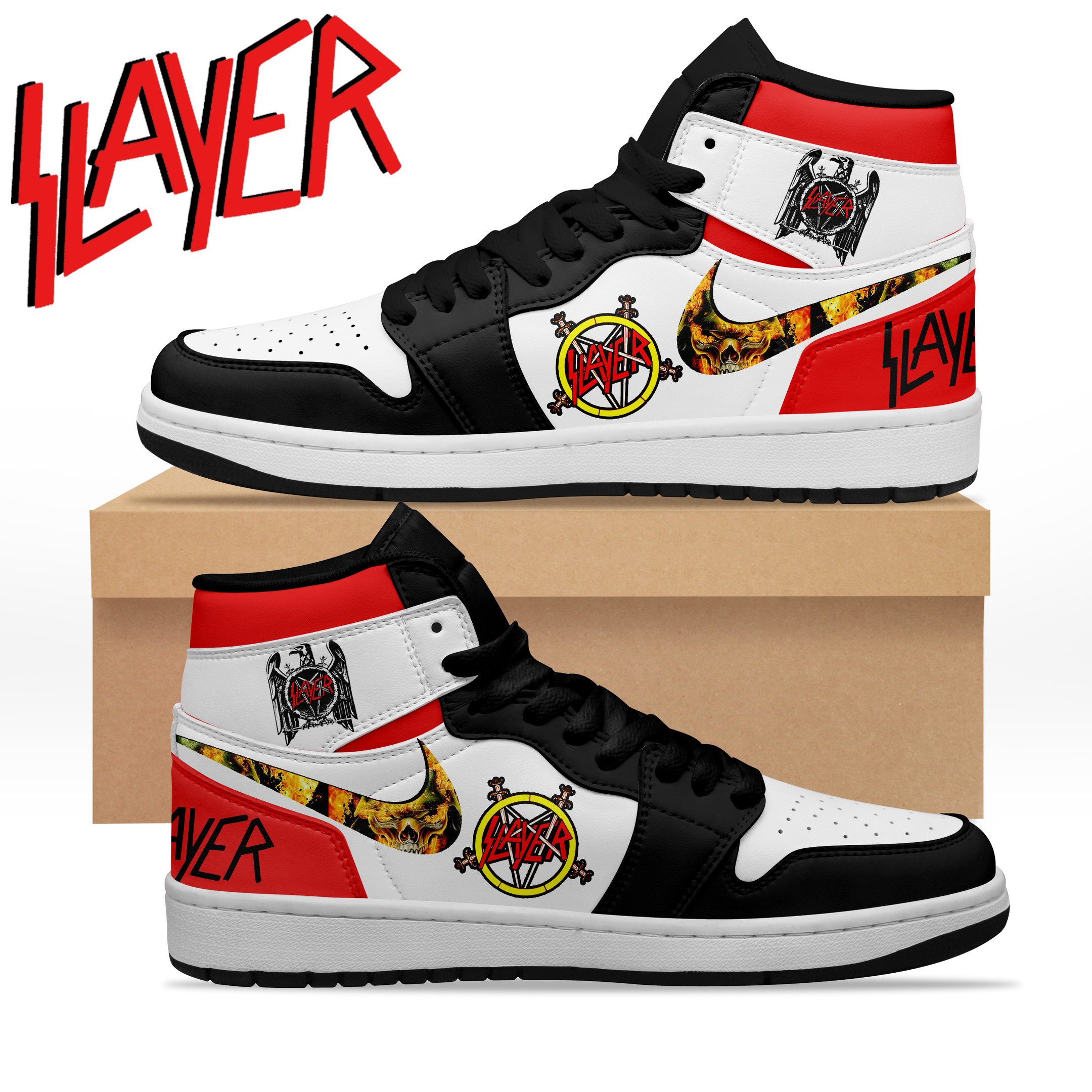 JWFancy Slayer AJ1 High Sneakers Shoes For Men And Women