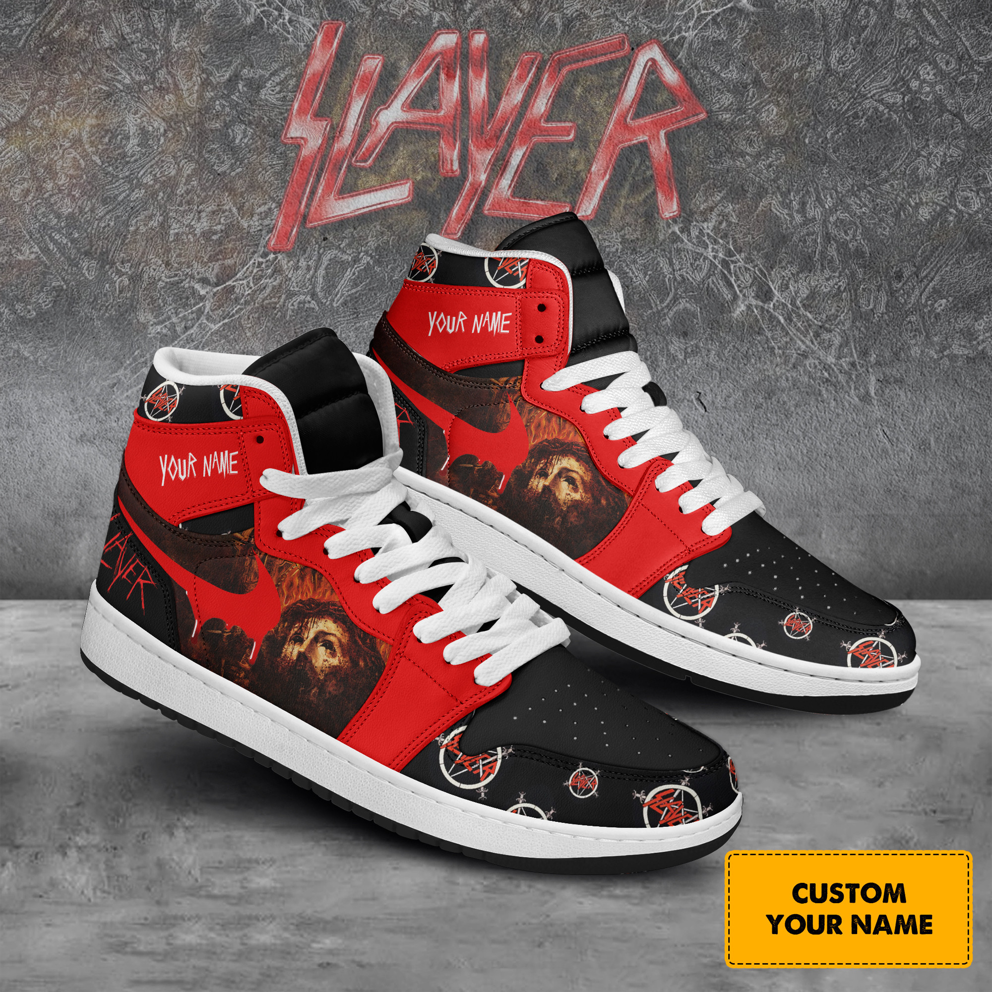 JWFancy Slayer AJ1 High Sneakers Shoes For Men And Women