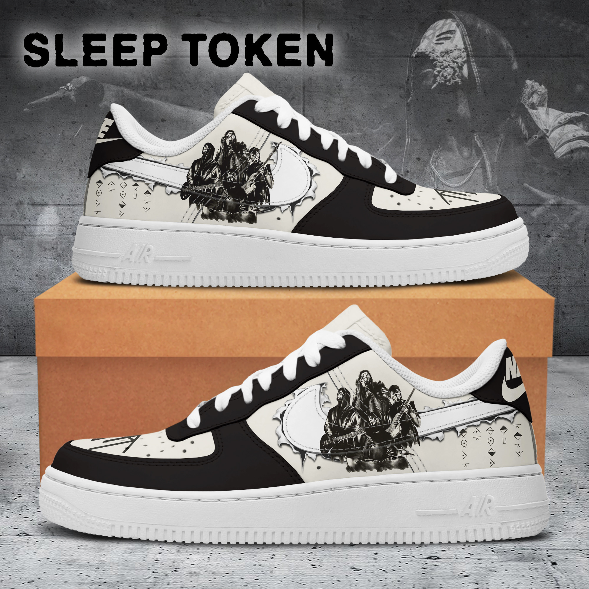 JWFancy Sleep Token Air Low-Top Sneakers Shoes For Men And Women