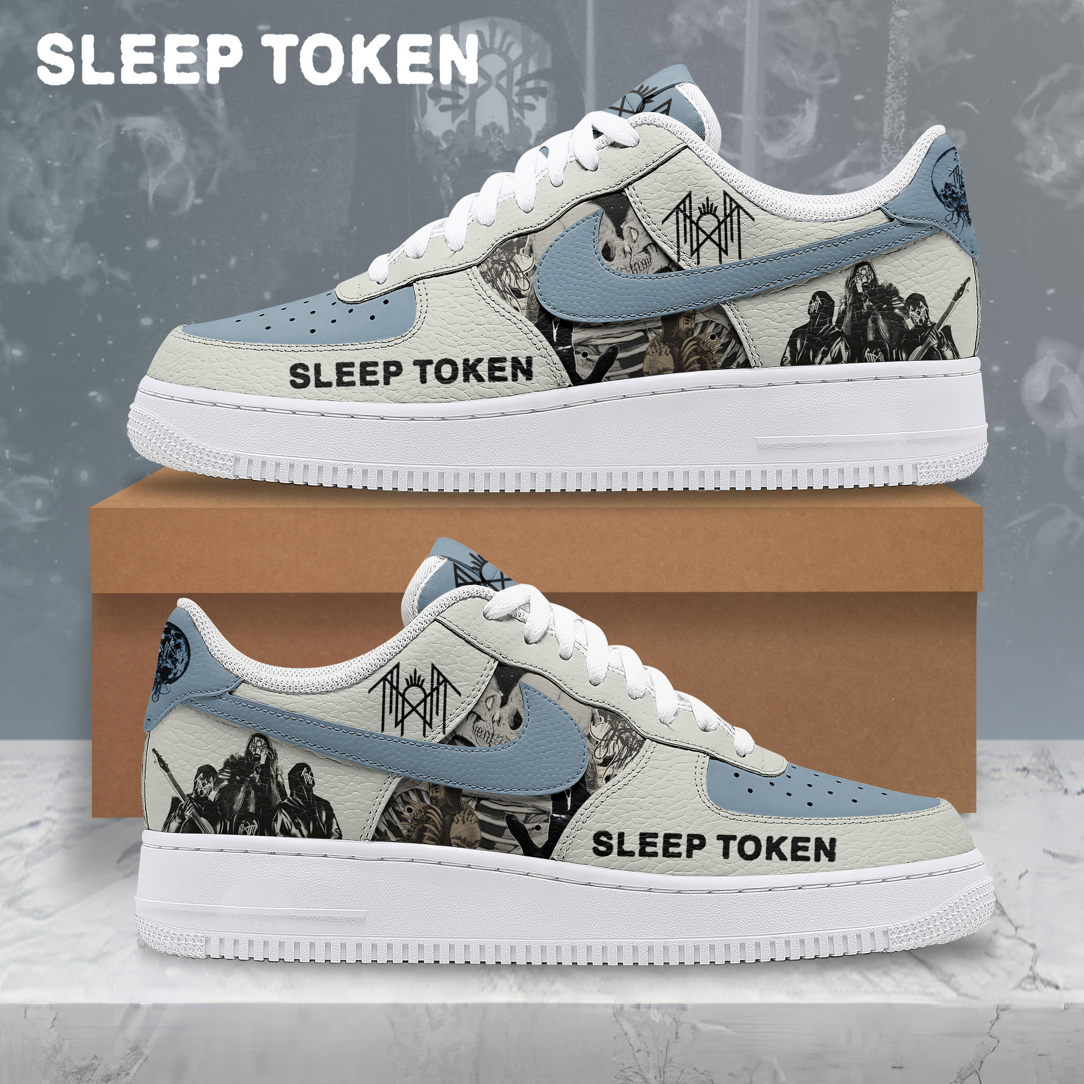 JWFancy Sleep Token Air Low-Top Sneakers Shoes For Men And Women