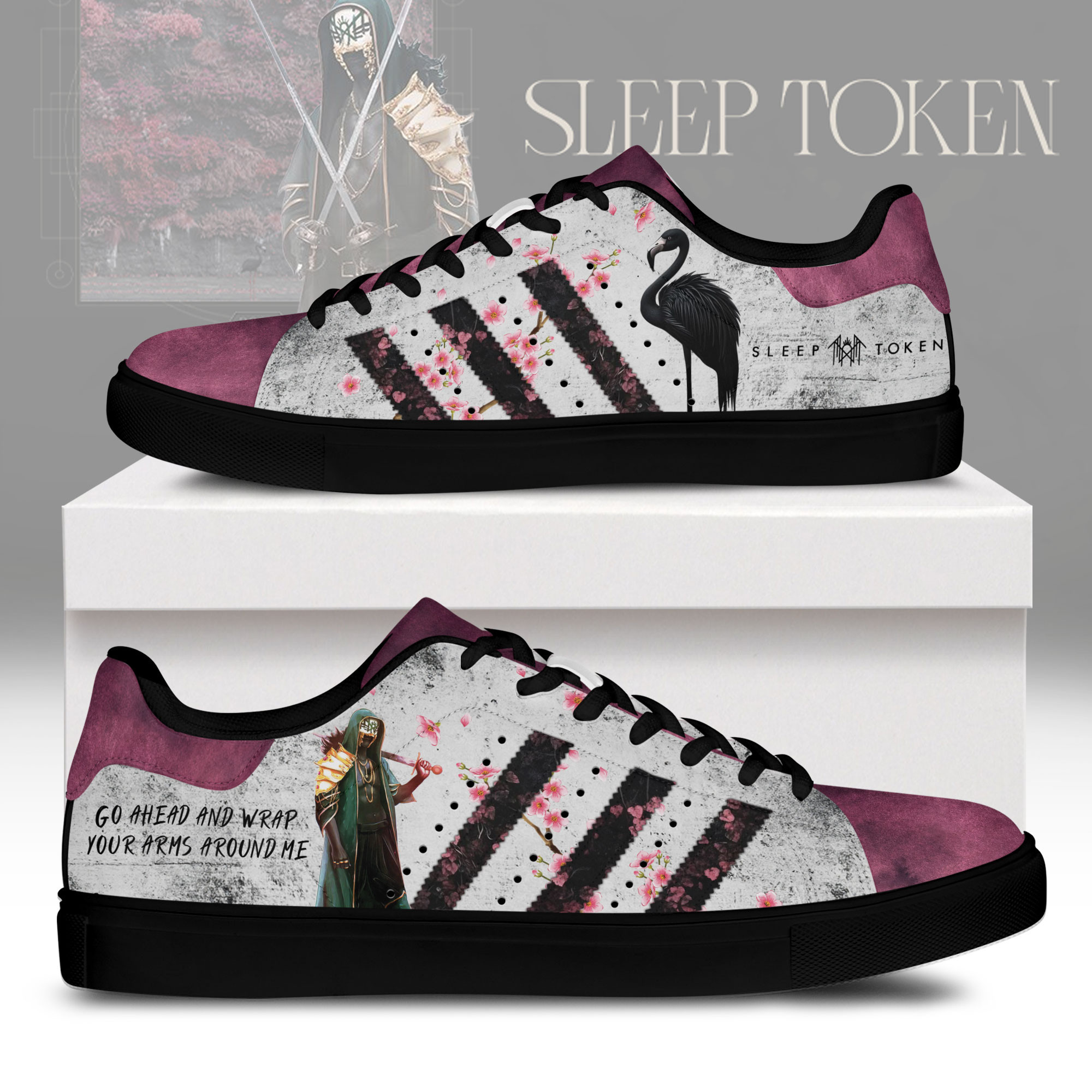 JWFancy Sleep Token Skate Stan Shoes Sneakes For Men And Women