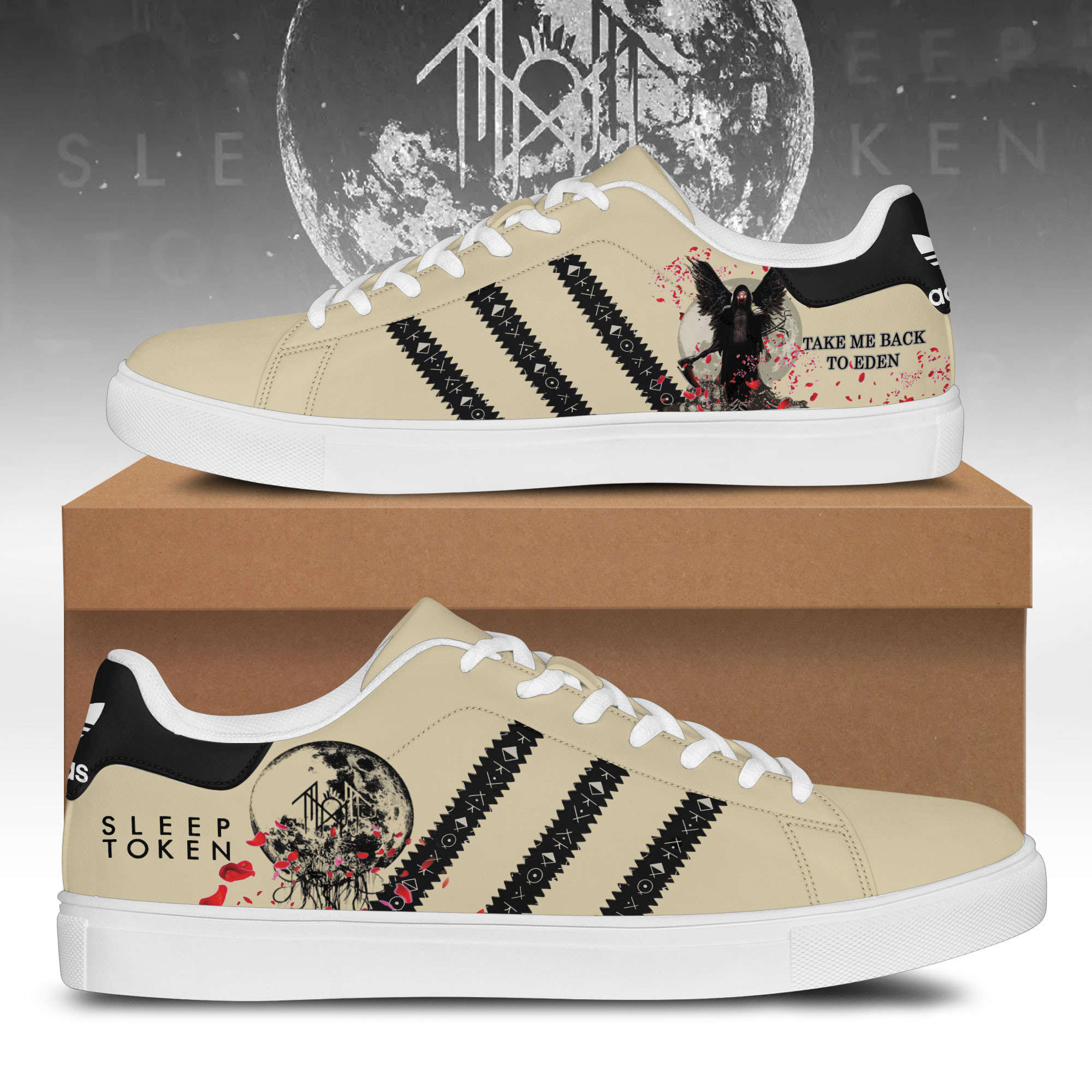 JWFancy Sleep Token Skate Stan Shoes Sneakes For Men And Women
