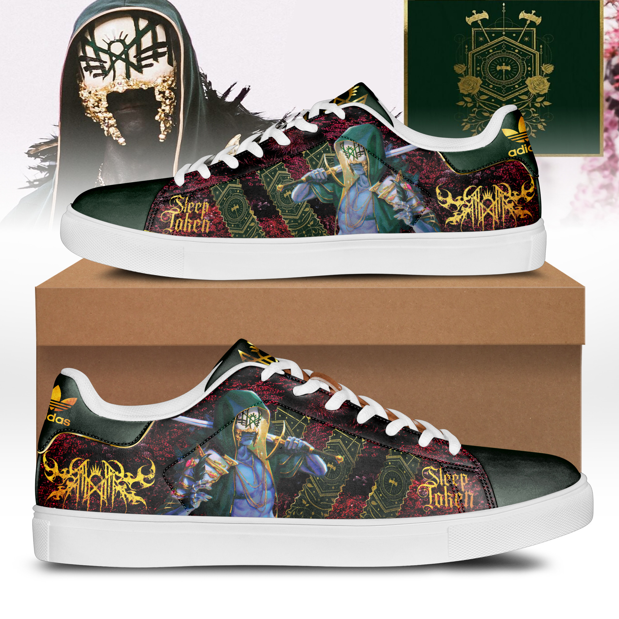 JWFancy Sleep Token Skate Stan Shoes Sneakes For Men And Women