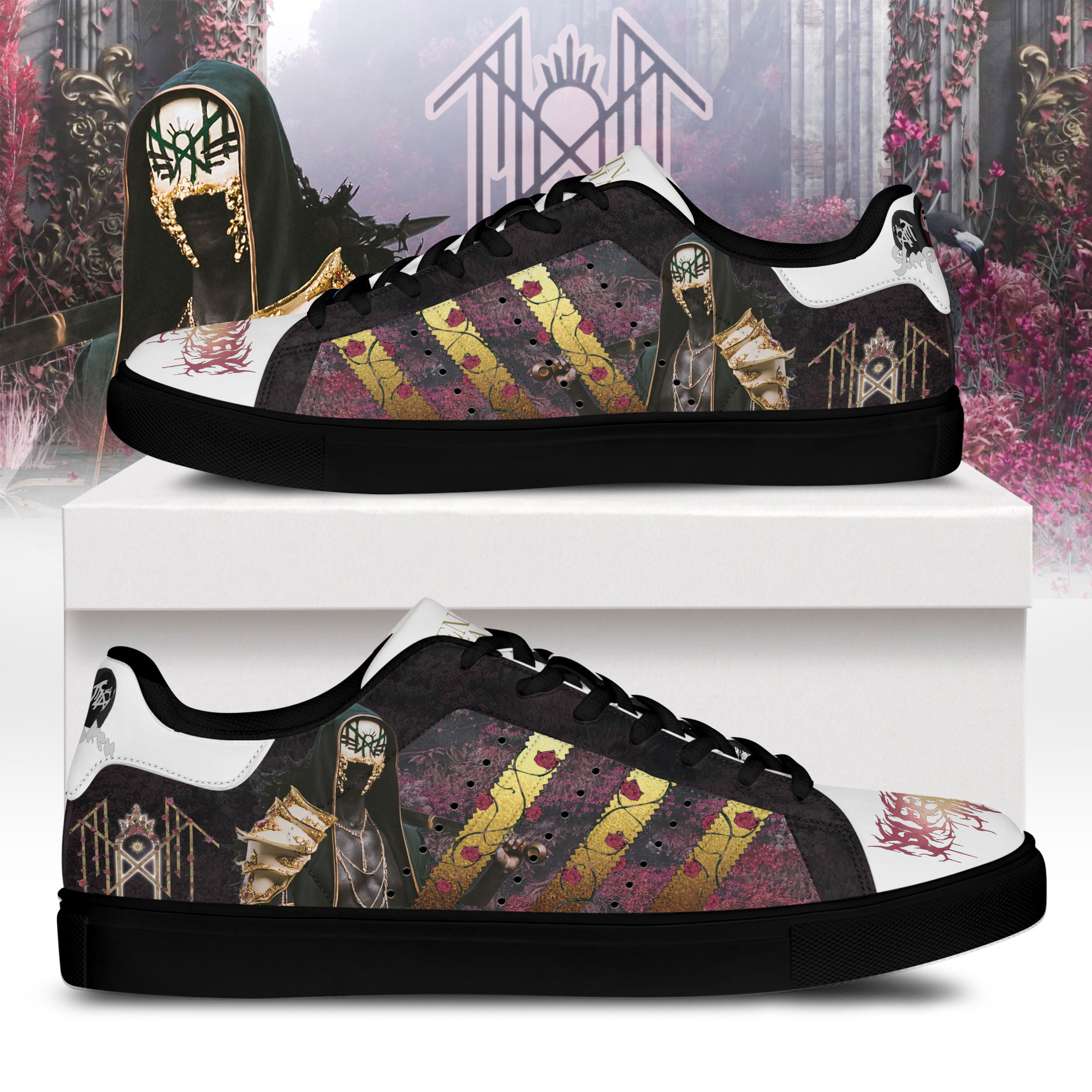 JWFancy Sleep Token Skate Stan Shoes Sneakes For Men And Women