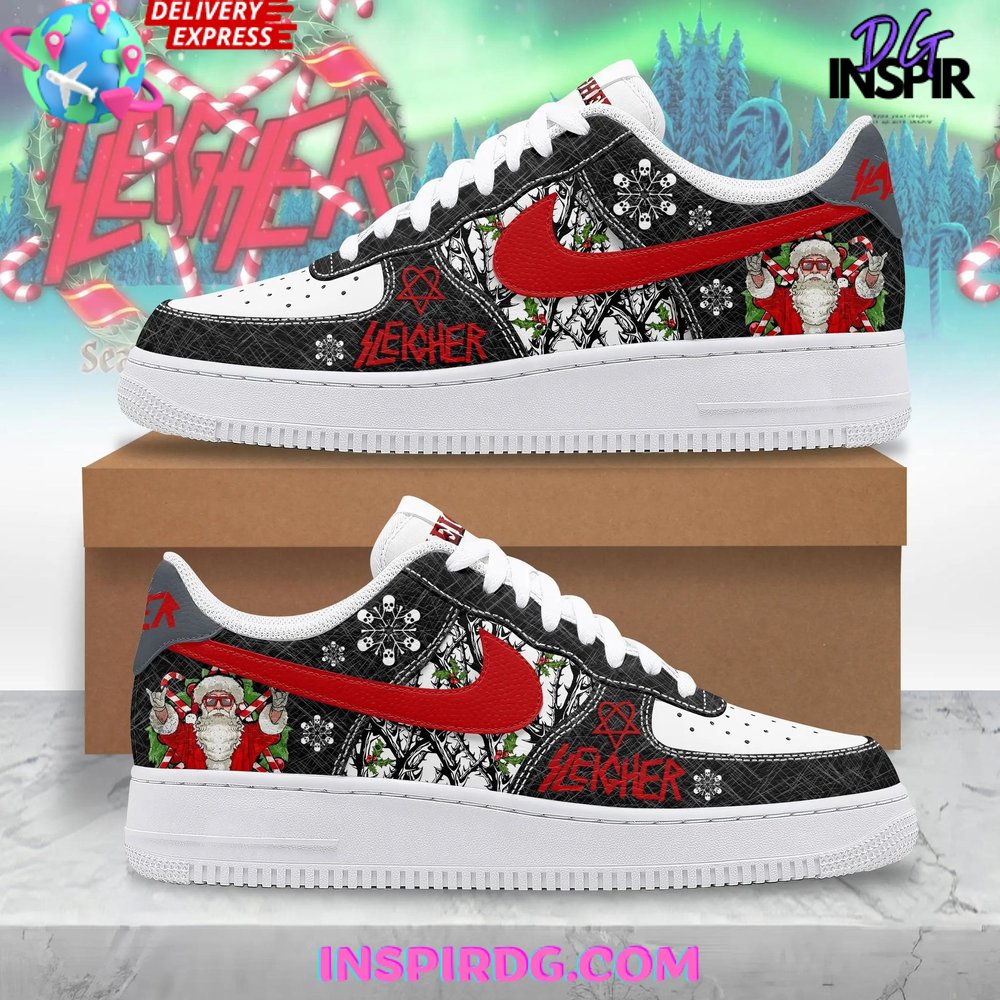 JWFancy Sleigher Christmas Air Low-Top Sneakers Shoes For Men And Women
