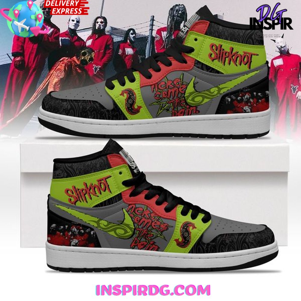 JWFancy Slipknot AJ1 High Sneakers Shoes For Men And Women