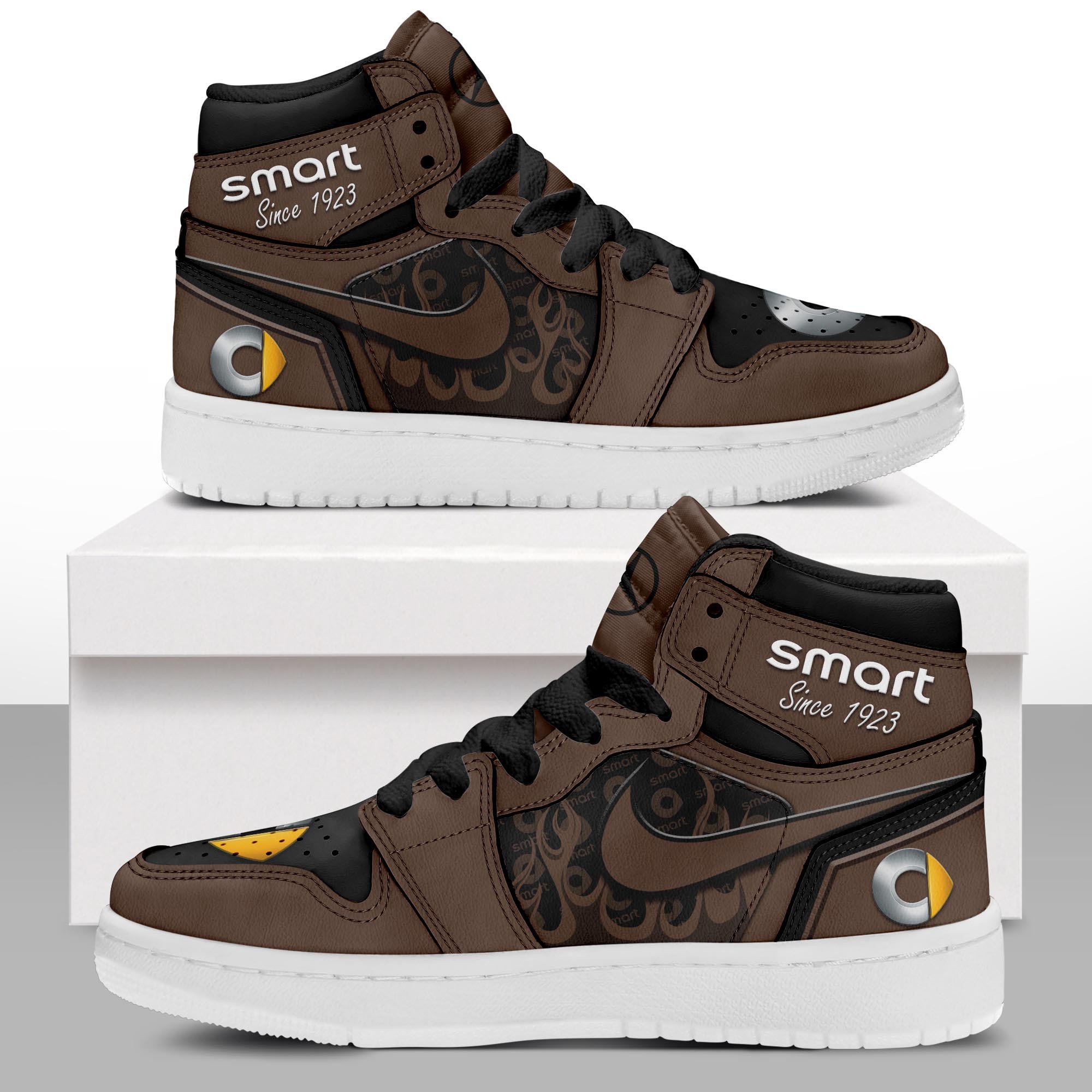 JWFancy Smart AJ1 High Sneakers Shoes For Men And Women