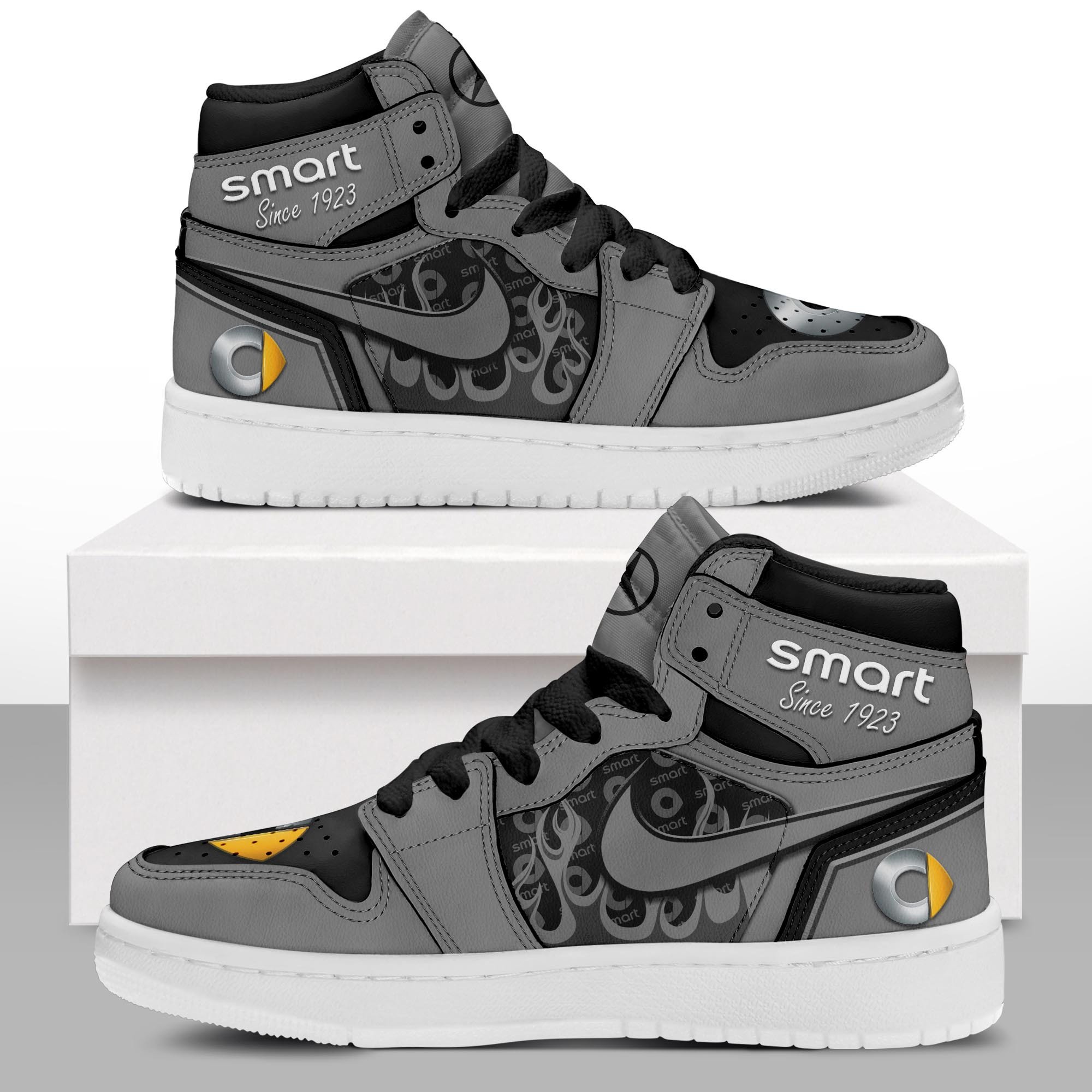 JWFancy Smart AJ1 High Sneakers Shoes For Men And Women