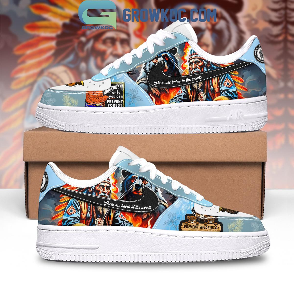 JWFancy Smokey Bear Air Low-Top Sneakers Shoes For Men And Women
