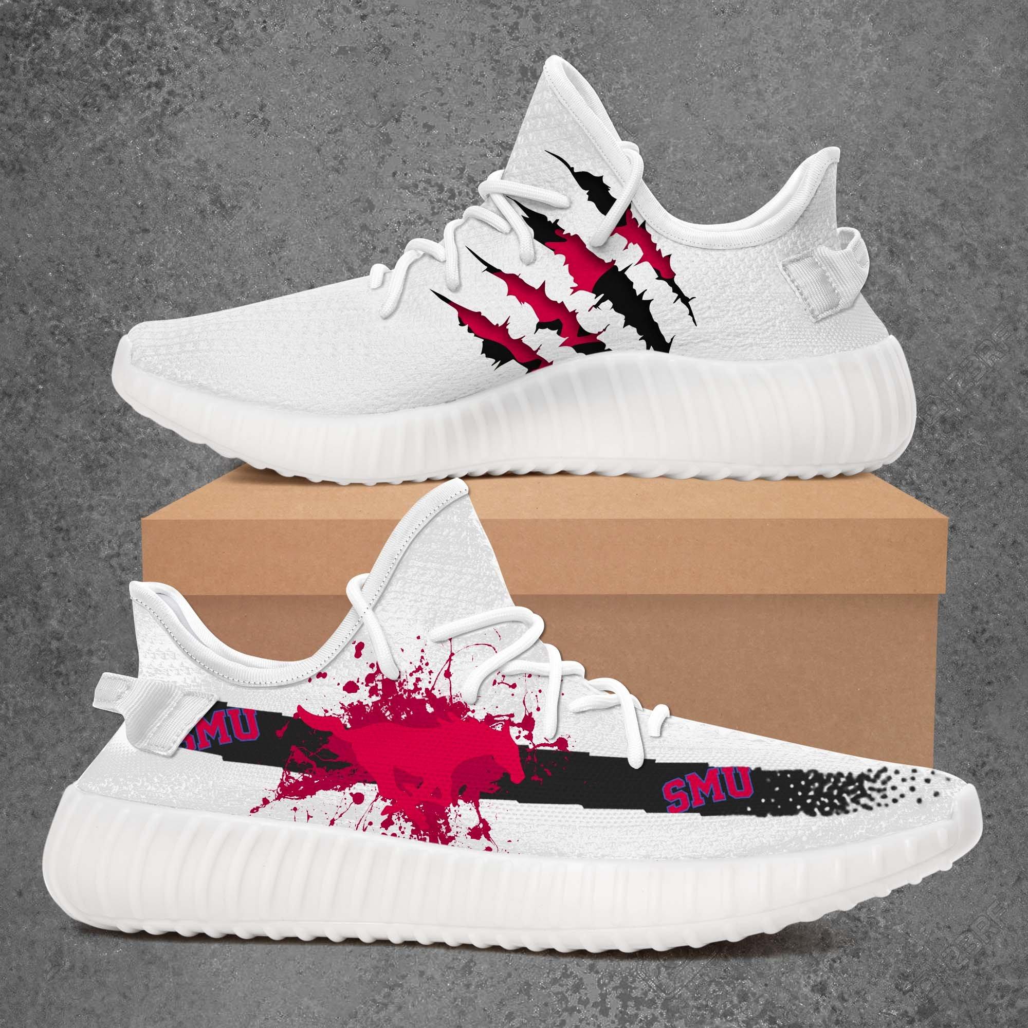 JWFancy SMU Mustangs Yeezy Boost Shoes For Men And Women