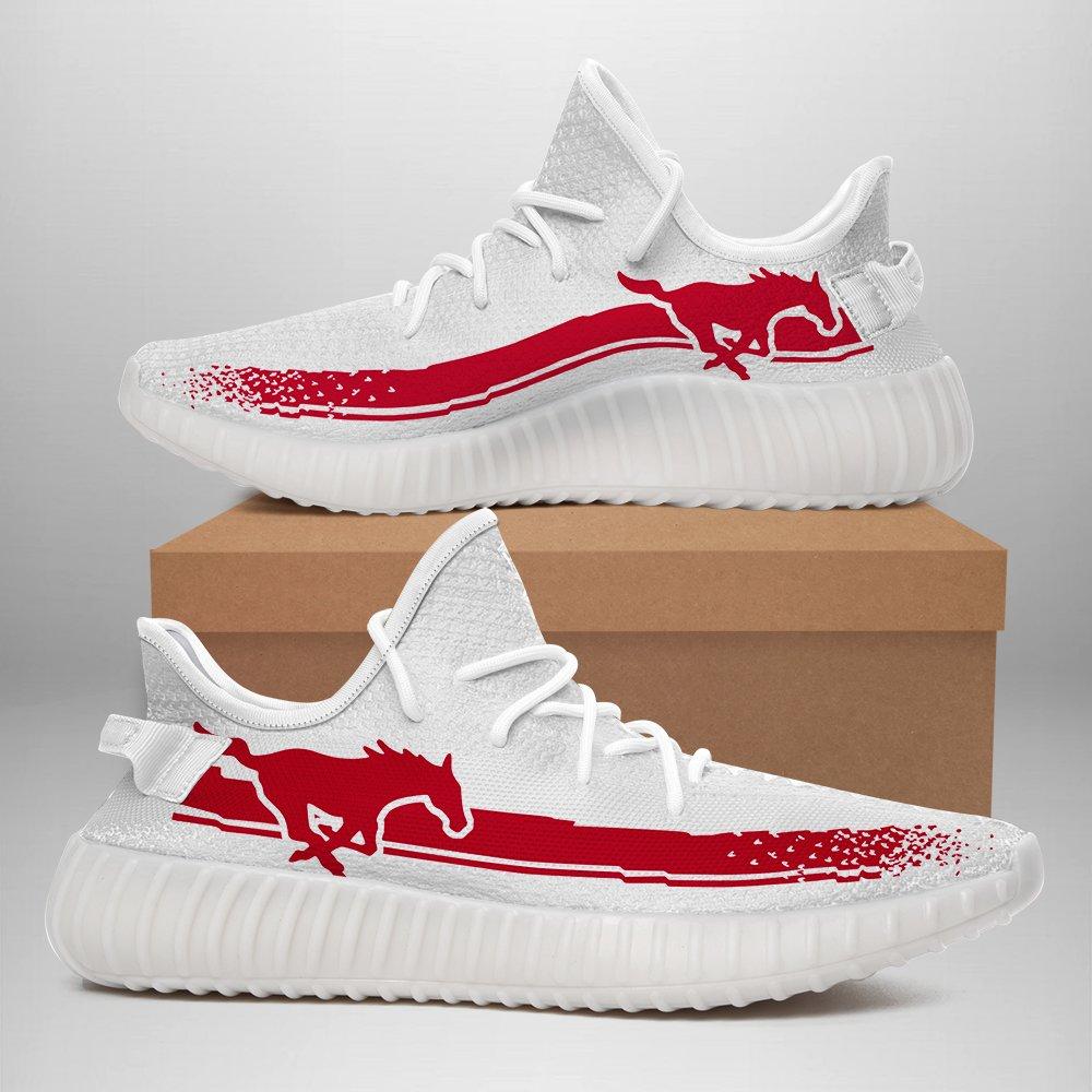 JWFancy SMU Mustangs Yeezy Boost Shoes For Men And Women