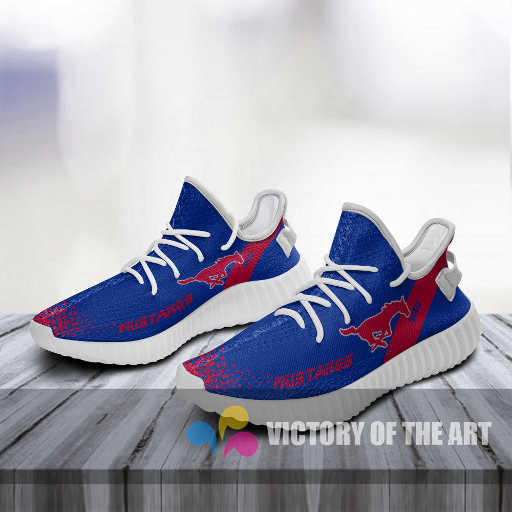 JWFancy SMU Mustangs Yeezy Boost Shoes For Men And Women