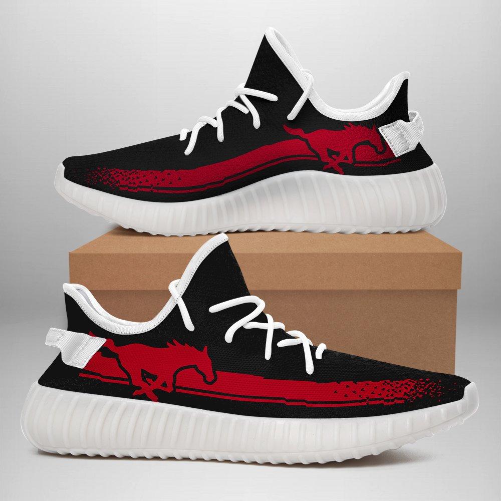JWFancy SMU Mustangs Yeezy Boost Shoes For Men And Women