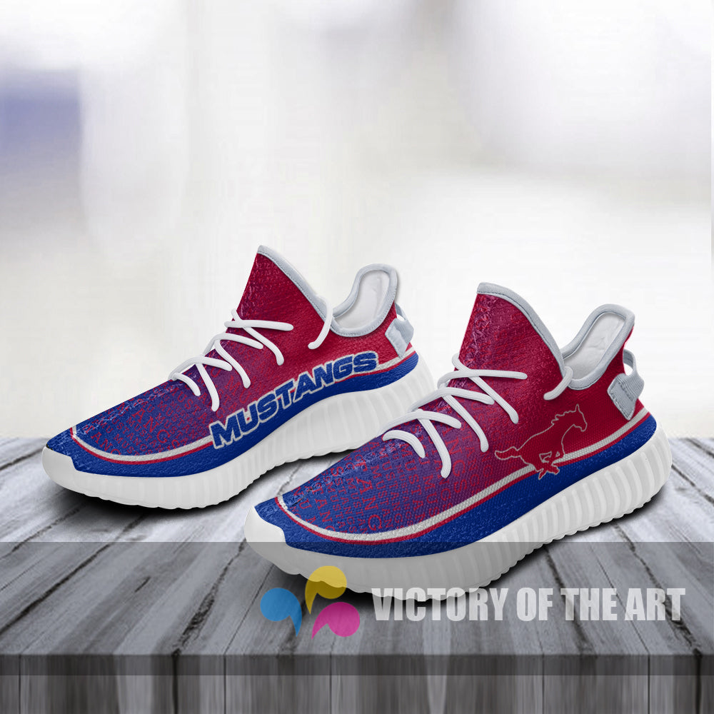 JWFancy SMU Mustangs Yeezy Boost Shoes For Men And Women