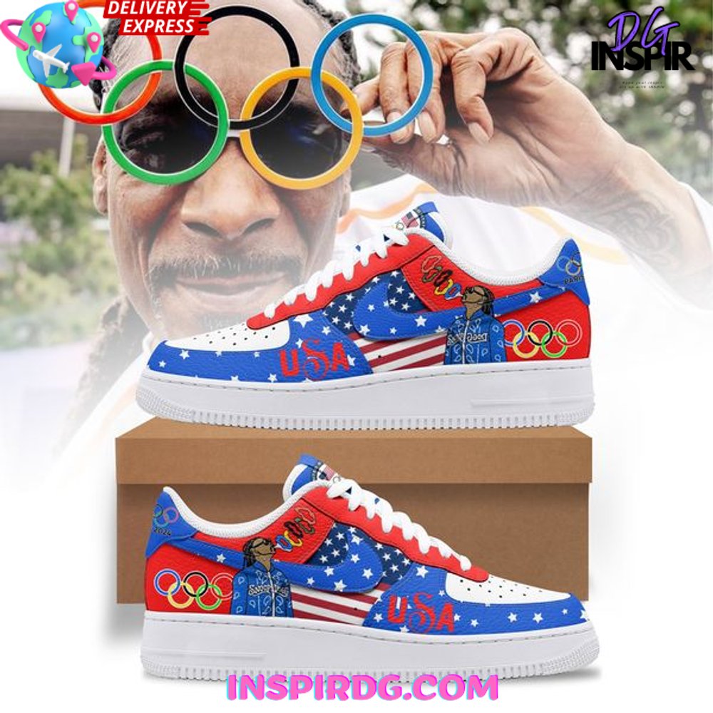 JWFancy Snoop Dogg x United States Olympic Air Low-Top Sneakers Shoes For Men And Women