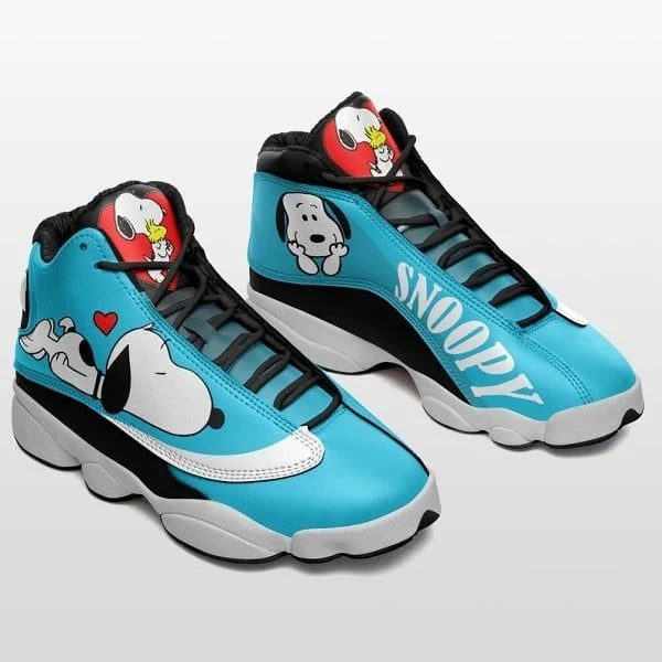 JWFancy Snoopy AJ13 Sneakers Shoes For Men And Women