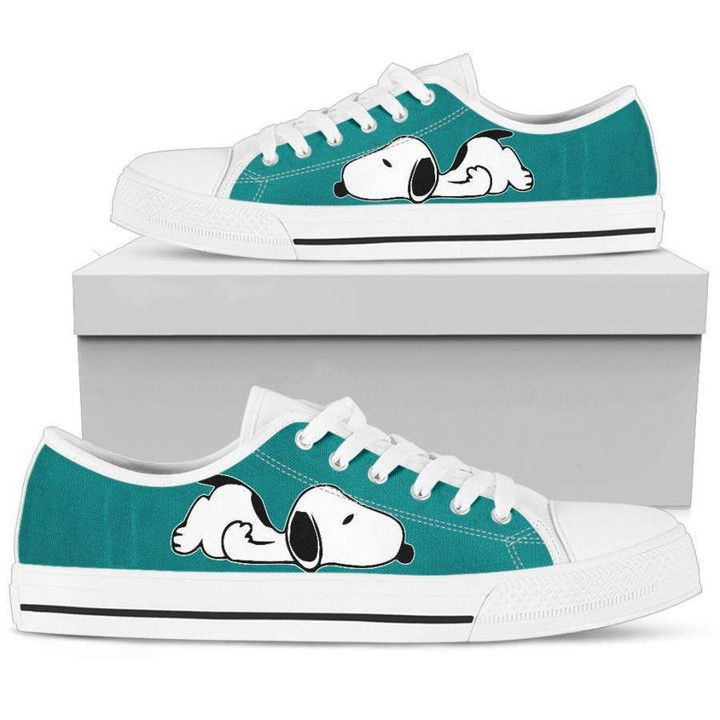 JWFancy Snoopy Low Top Canvas Sneakers Shoes For Men And Women