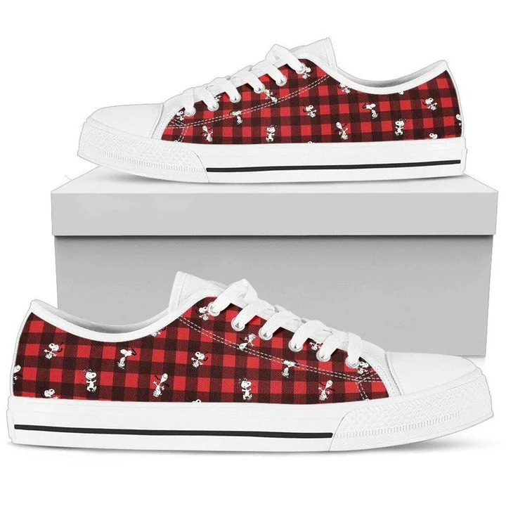 JWFancy Snoopy Low Top Canvas Sneakers Shoes For Men And Women