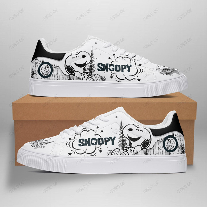 JWFancy Snoopy Low Top Canvas Sneakers Shoes For Men And Women