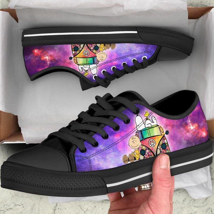 JWFancy Snoopy Low Top Canvas Sneakers Shoes For Men And Women