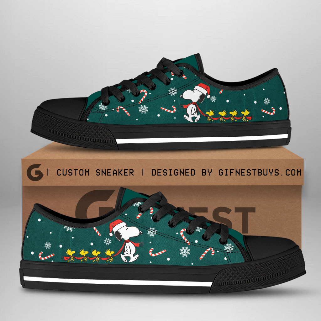 JWFancy Snoopy Low Top Canvas Sneakers Shoes For Men And Women