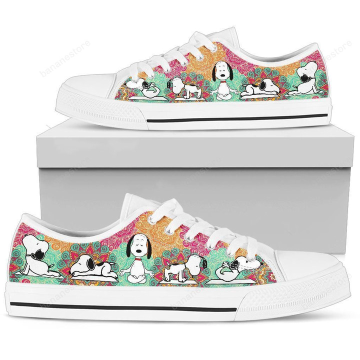 JWFancy Snoopy Low Top Canvas Sneakers Shoes For Men And Women