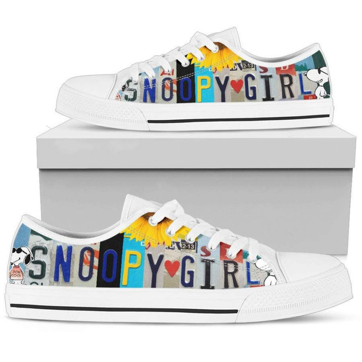JWFancy Snoopy Low Top Canvas Sneakers Shoes For Men And Women