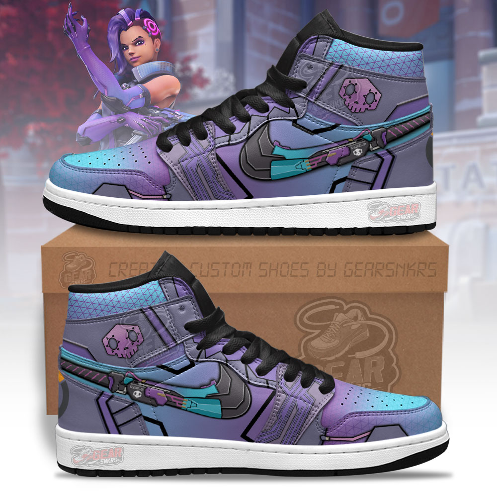 JWFancy Sombra Overwatch AJ1 High Sneakers Shoes For Men And Women