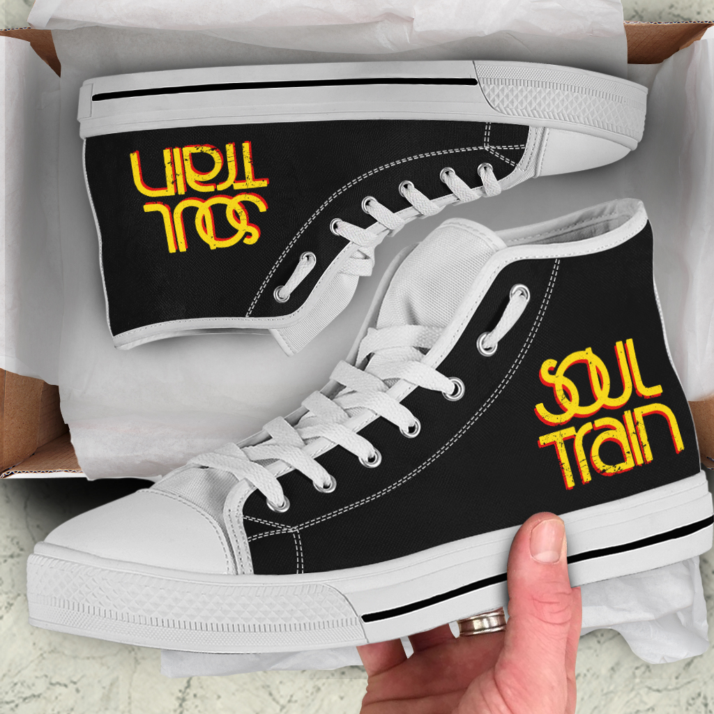JWFancy Soul Train High Top Canvas Sneakers Shoes For Men And Women