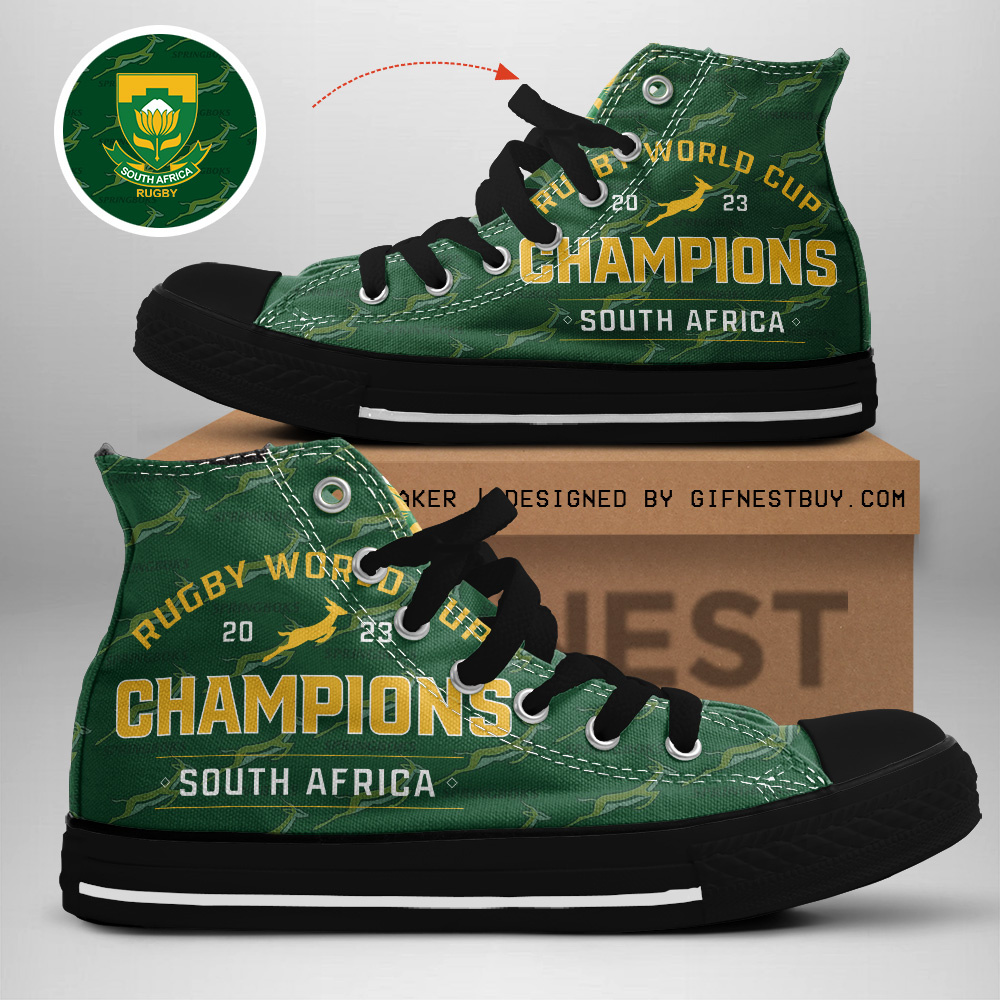 JWFancy South Africa National High Top Canvas Sneakers Shoes For Men And Women