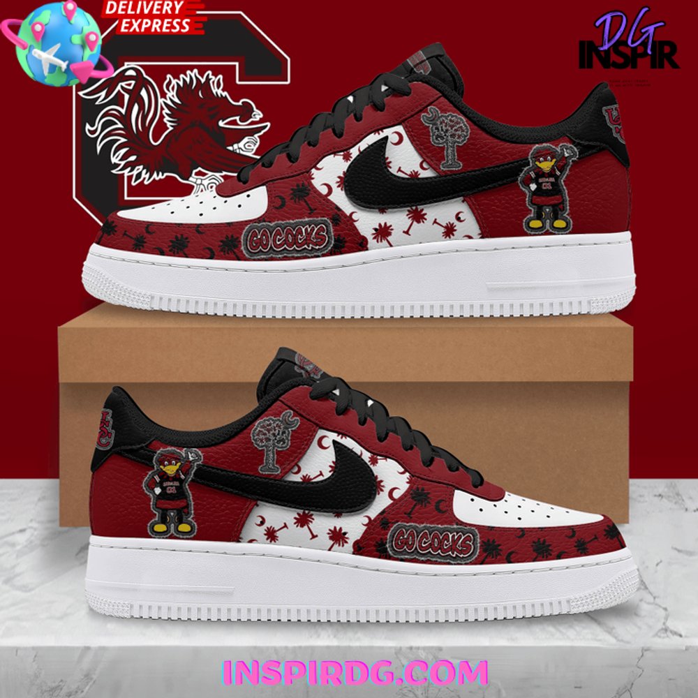 JWFancy South Carolina Gamecocks Air Low-Top Sneakers Shoes For Men And Women