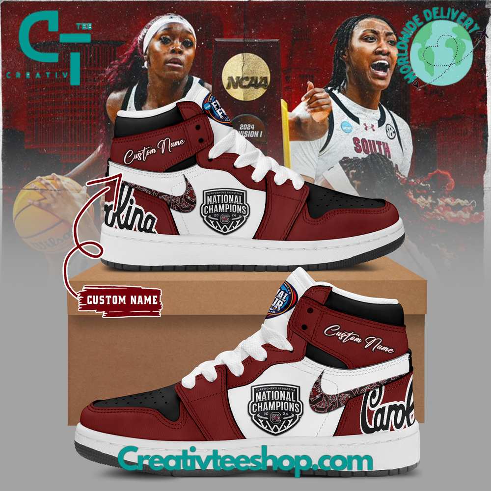 JWFancy South Carolina Gamecocks AJ1 High Sneakers Shoes For Men And Women