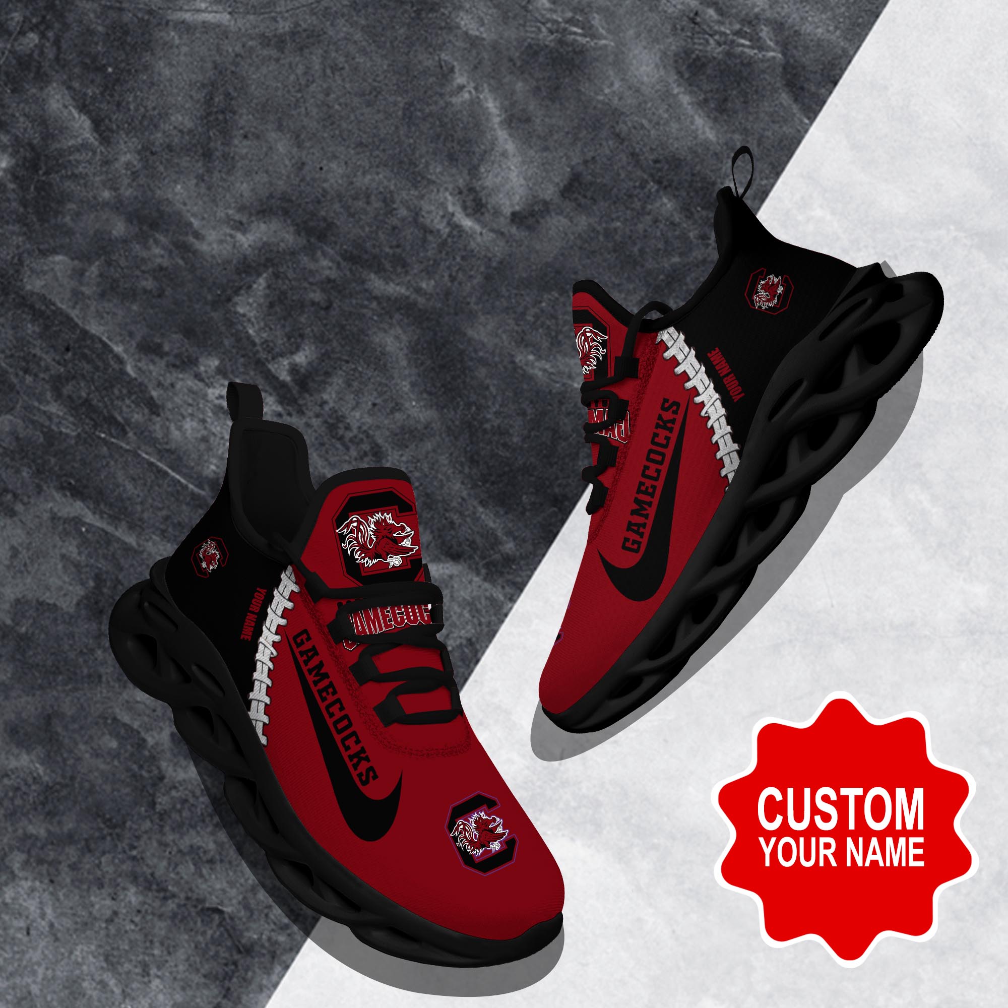 JWFancy South Carolina Gamecocks Max Soul Shoes Sneakers For Men And Women