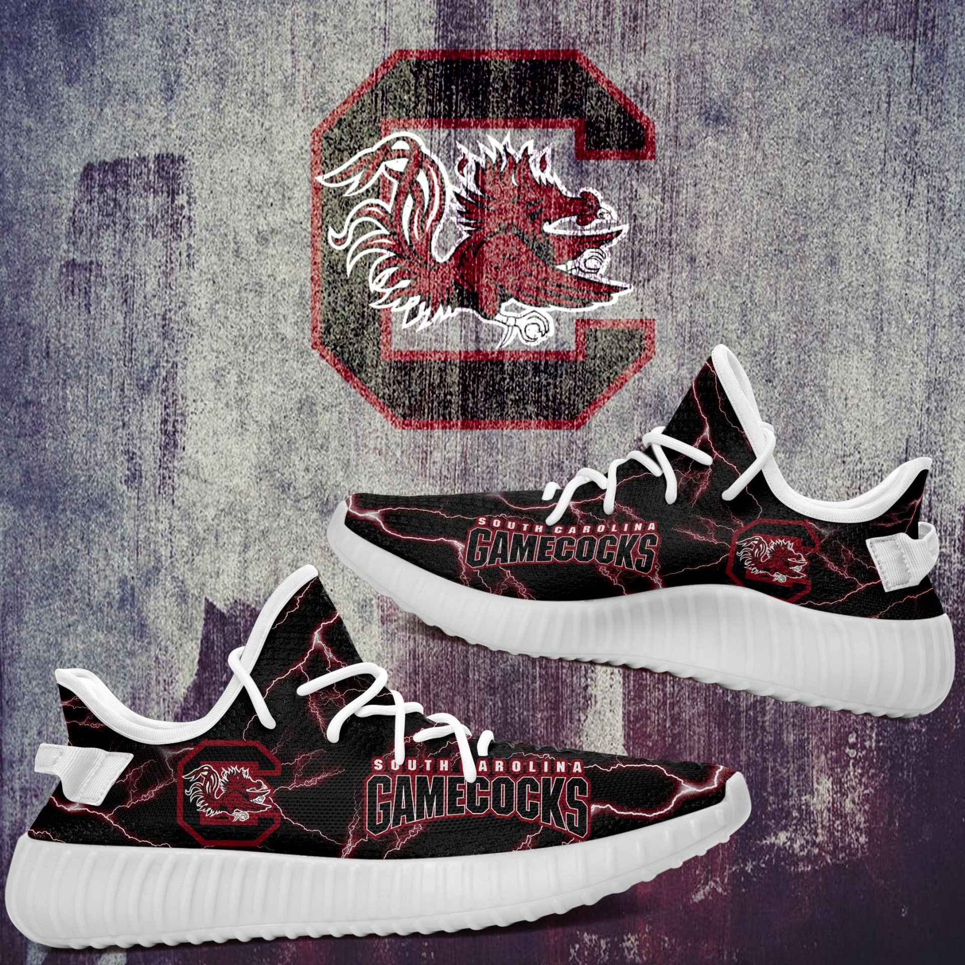 JWFancy South Carolina Gamecocks Yeezy Boost Shoes For Men And Women